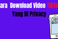 Cara Download Video Tiktok Yang Di Privasi
