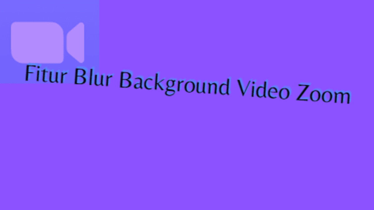 mengganti background video zoom