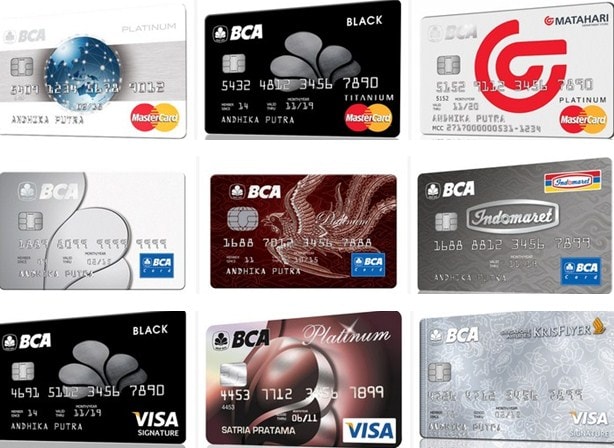 jenis kartu kredit BCA