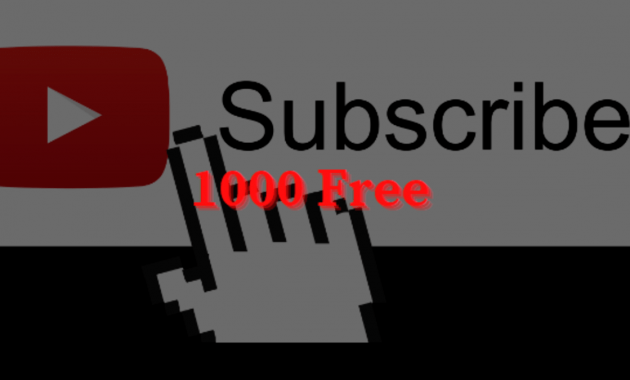 Cara Mendapatkan 1000 Subscriber Gratis Youtube Gratis Permanen
