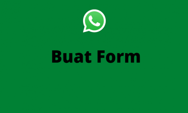 panduan membuat form order di whatsapp