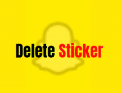 Cara Menghapus Sticker Di Aplikasi Snapchat